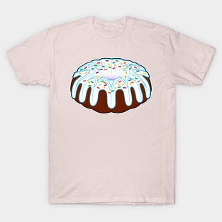 Bundt Cake with Icing and Sprinkles T-Shirt